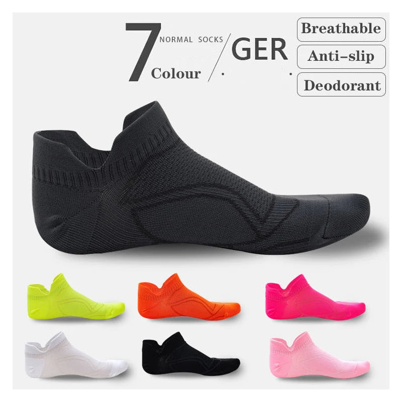 SocksFit - Meias Esportivas Anti-Suor e Antiderrapantes para Corrida, Yoga e Basquete - Unissex