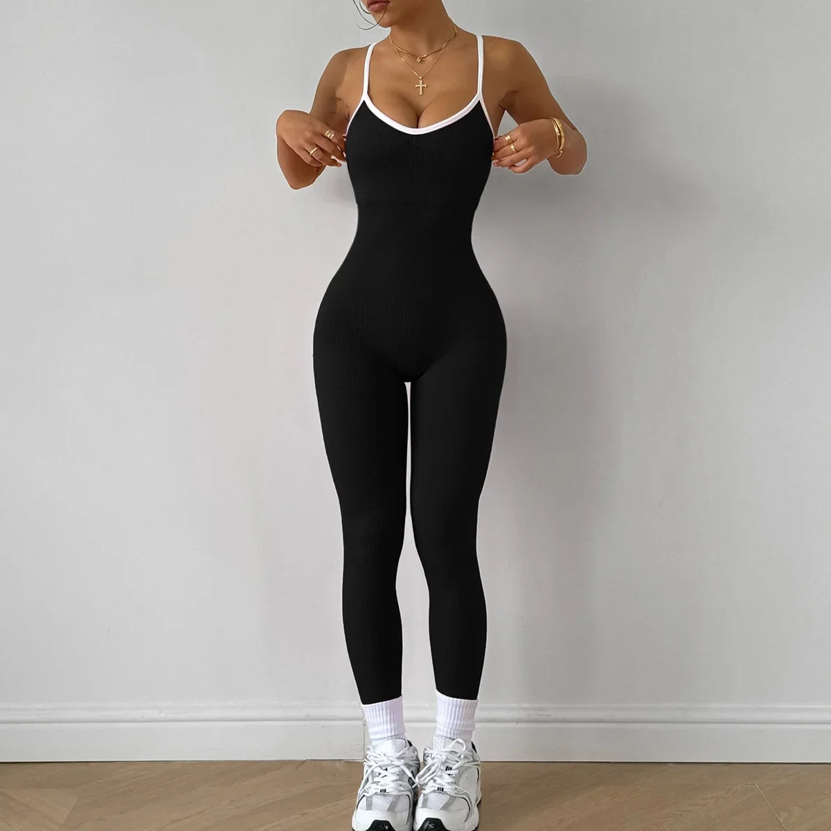 Macacão Esportivo Feminino Cloud Rise Girls Rosa – Peça Única para Corrida, Treino, Academia, Yoga e Fitness