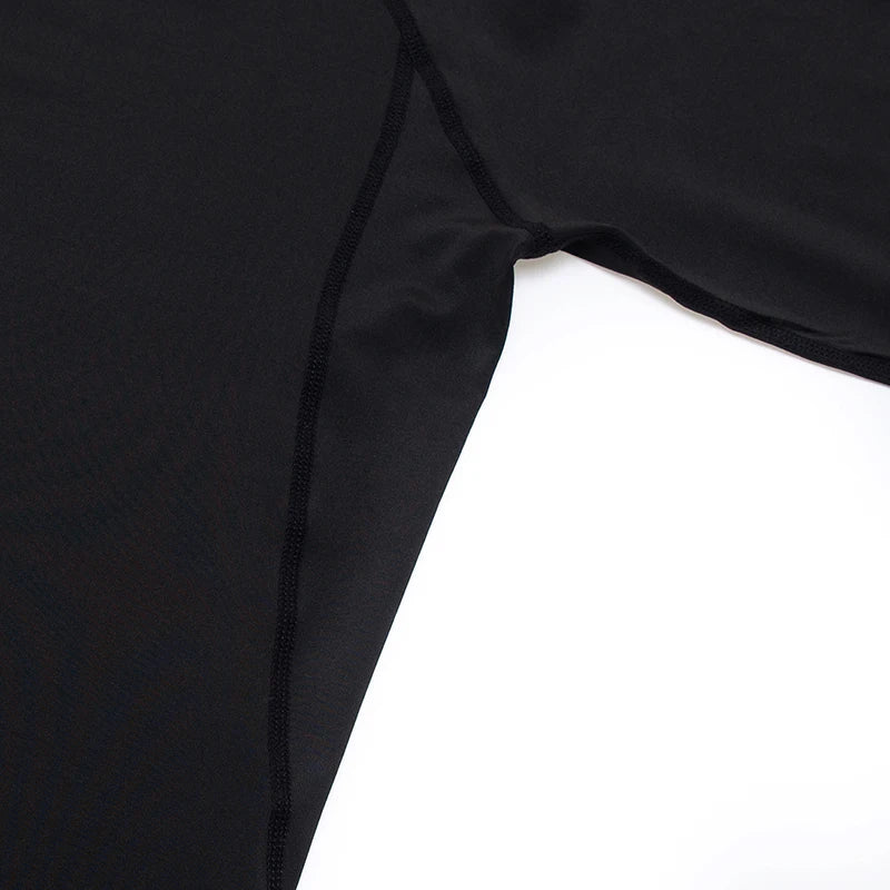 Camisa de Compressão Masculina para Corrida – T-shirt de Manga Longa, Ideal para Academia e Treinos, Suéter de Corrida, Roupa Esportiva Masculina, Camisa Atlética para Jogging