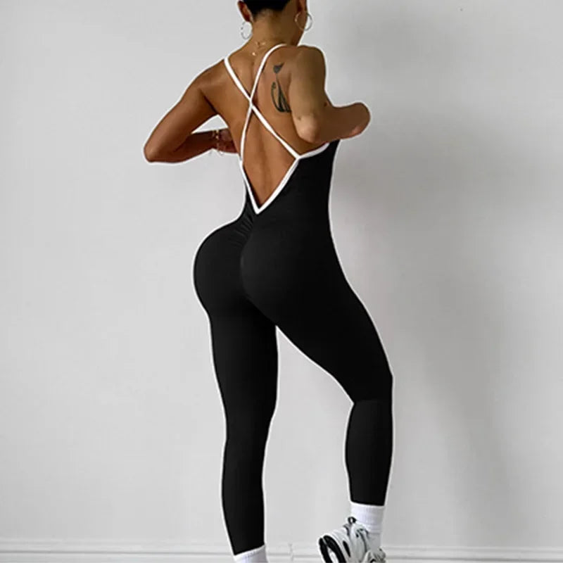 Macacão Esportivo Feminino Cloud Rise Girls Rosa – Peça Única para Corrida, Treino, Academia, Yoga e Fitness