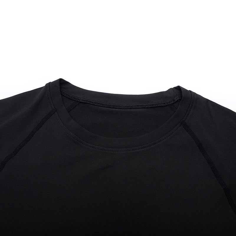 Camisa de Compressão Masculina para Corrida – T-shirt de Manga Longa, Ideal para Academia e Treinos, Suéter de Corrida, Roupa Esportiva Masculina, Camisa Atlética para Jogging
