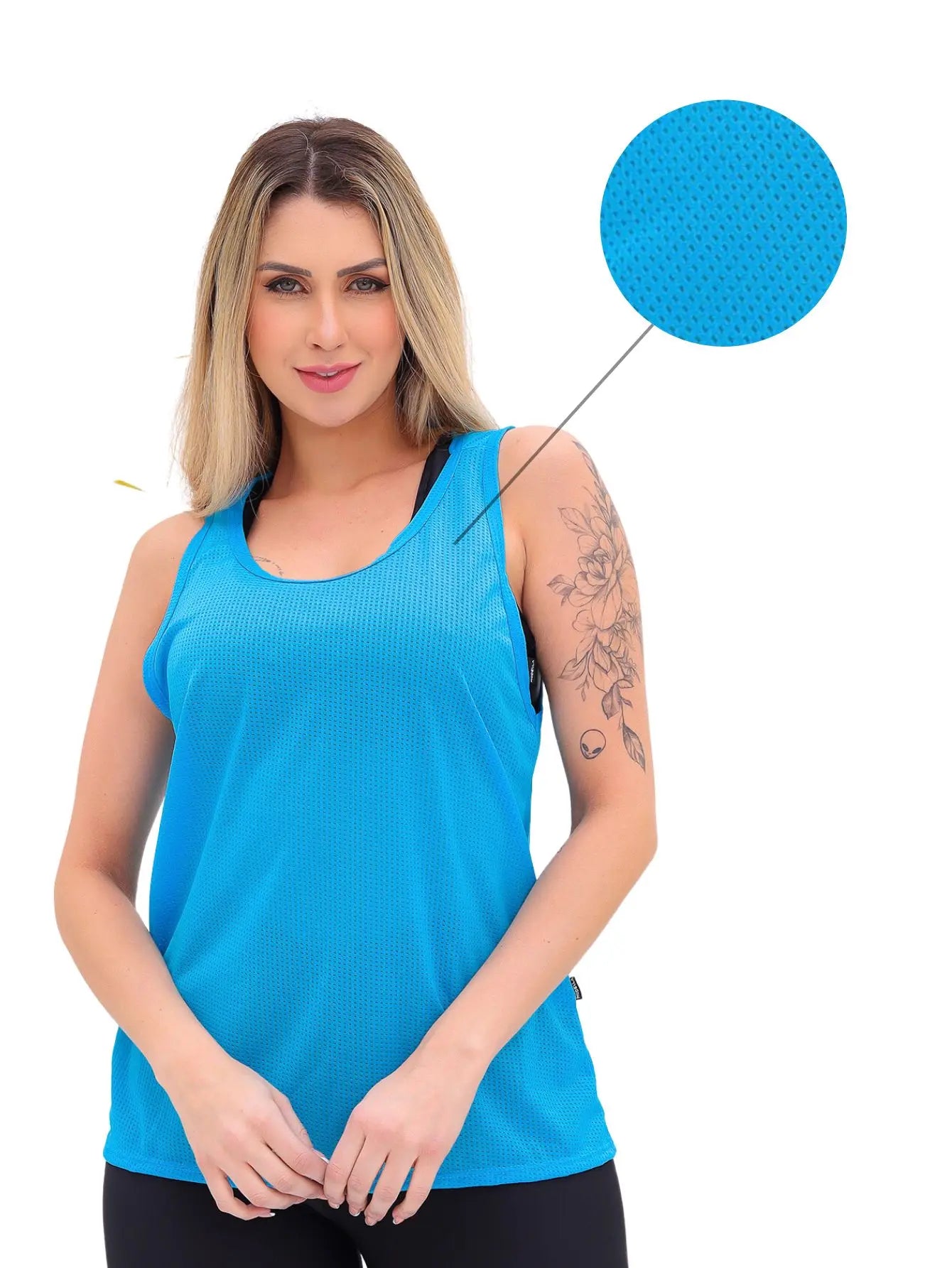 Regata Feminina Fitness Dry Fit - Moda Slim para Atividades Físicas