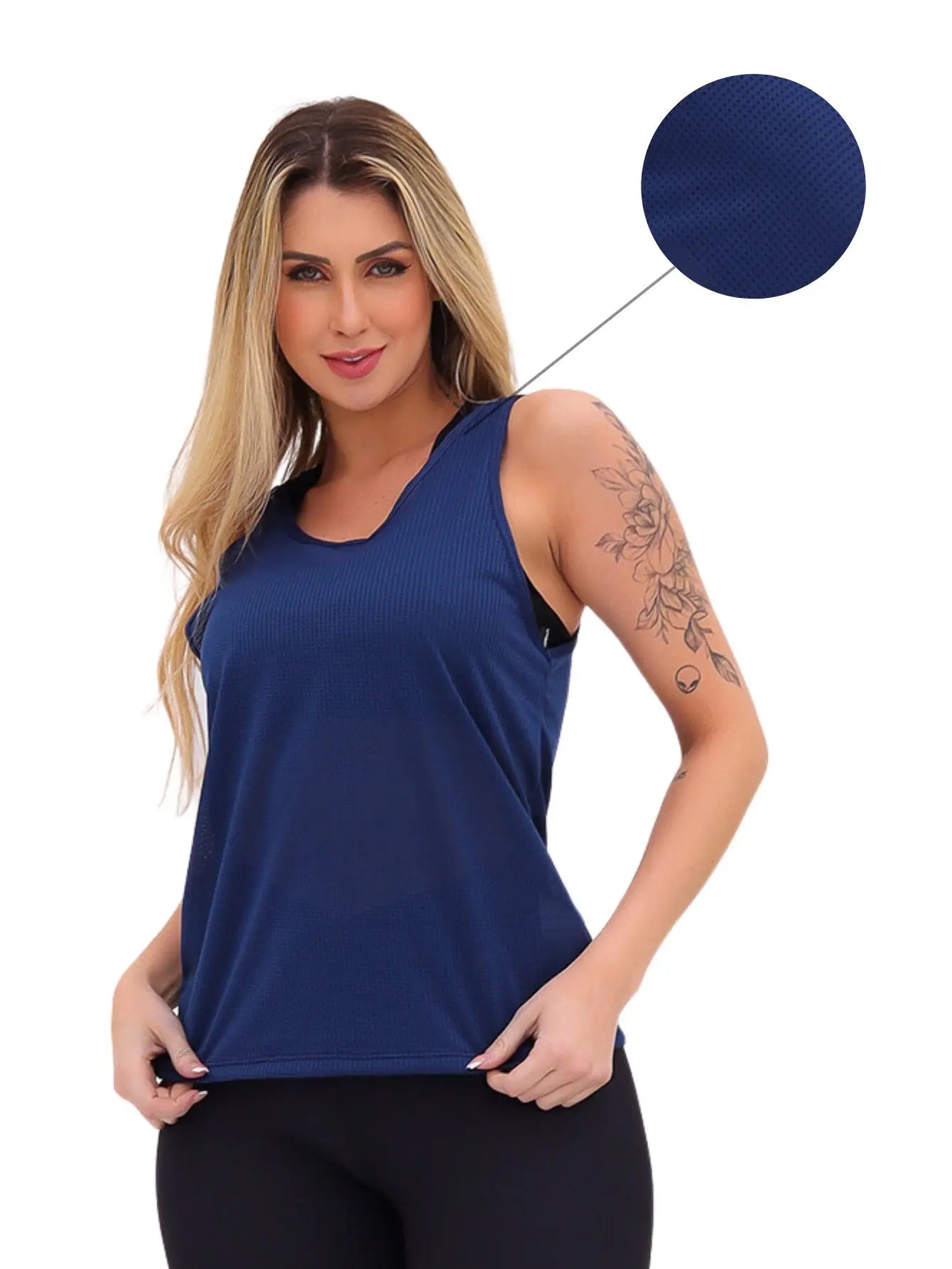 Regata Feminina Fitness Dry Fit - Moda Slim para Atividades Físicas