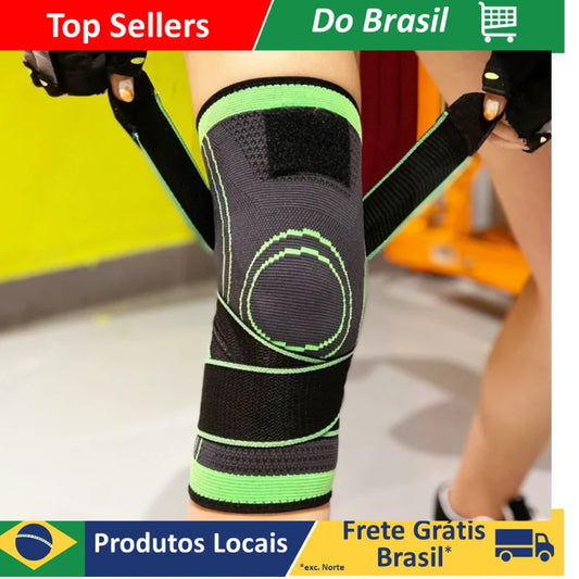 Meia de Compressão para Alívio da Dor no Joelho, Suporte Ortopédico para Articulações, Academia, Corrida, Fitness