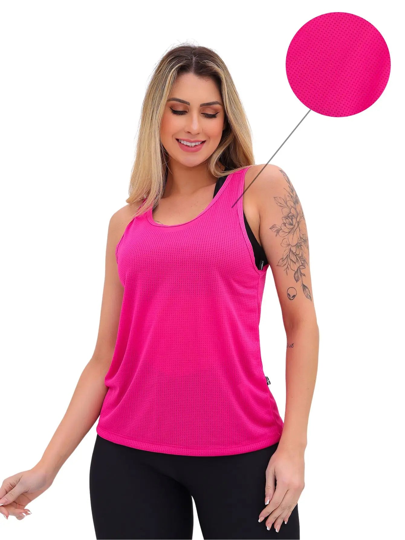 Regata Feminina Fitness Dry Fit - Moda Slim para Atividades Físicas