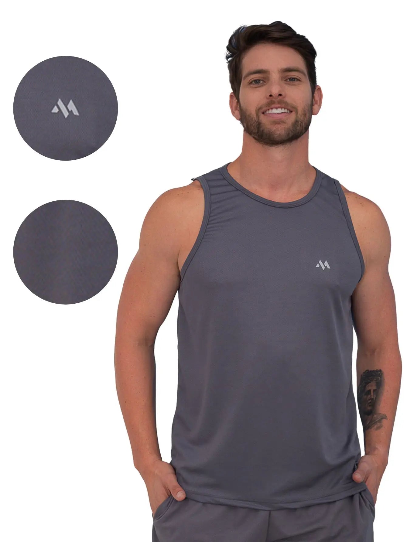 Regata Masculina Slim Fit - Camiseta Dry Fit de Moda Masculina