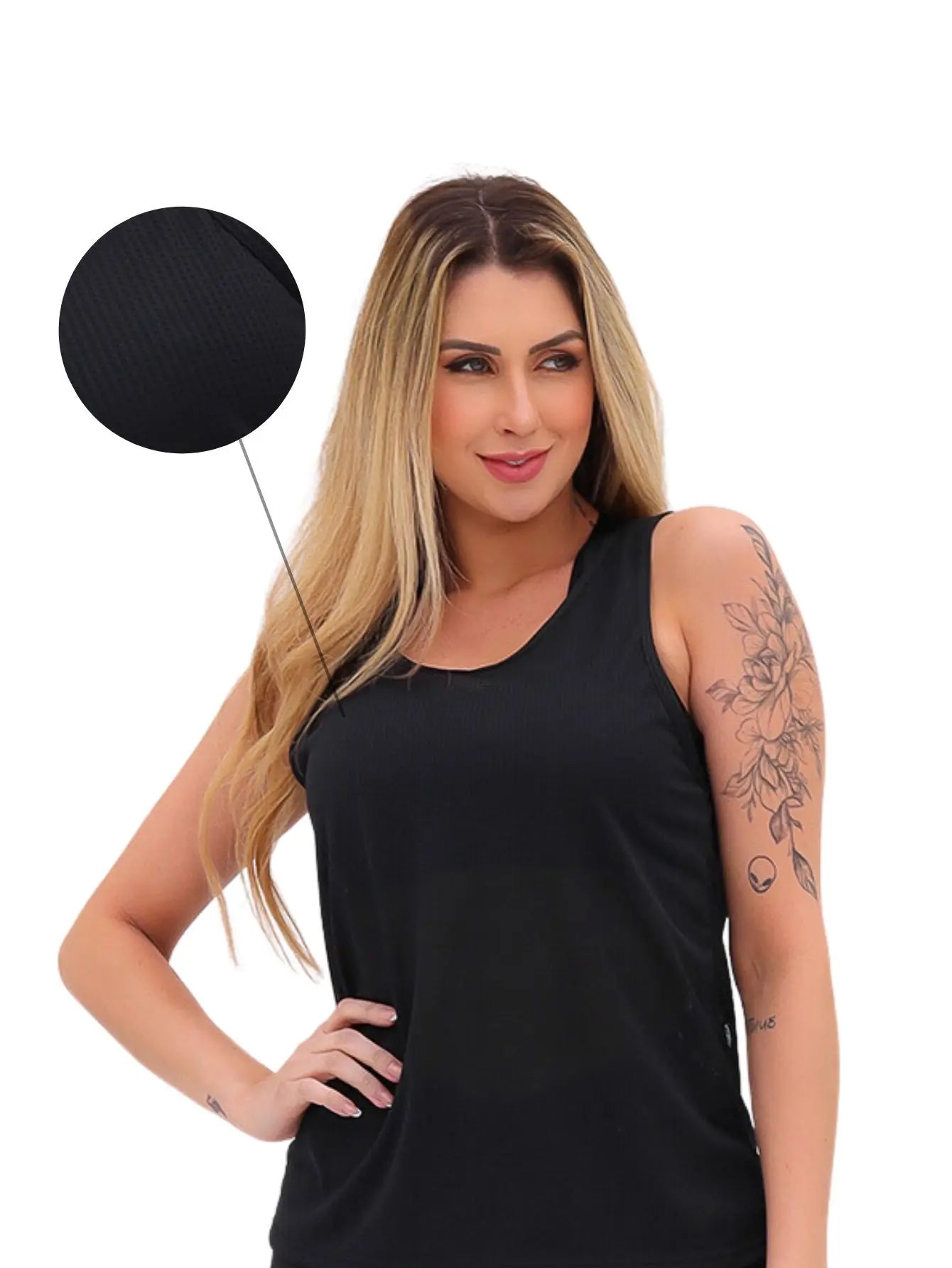 Regata Feminina Fitness Dry Fit - Moda Slim para Atividades Físicas