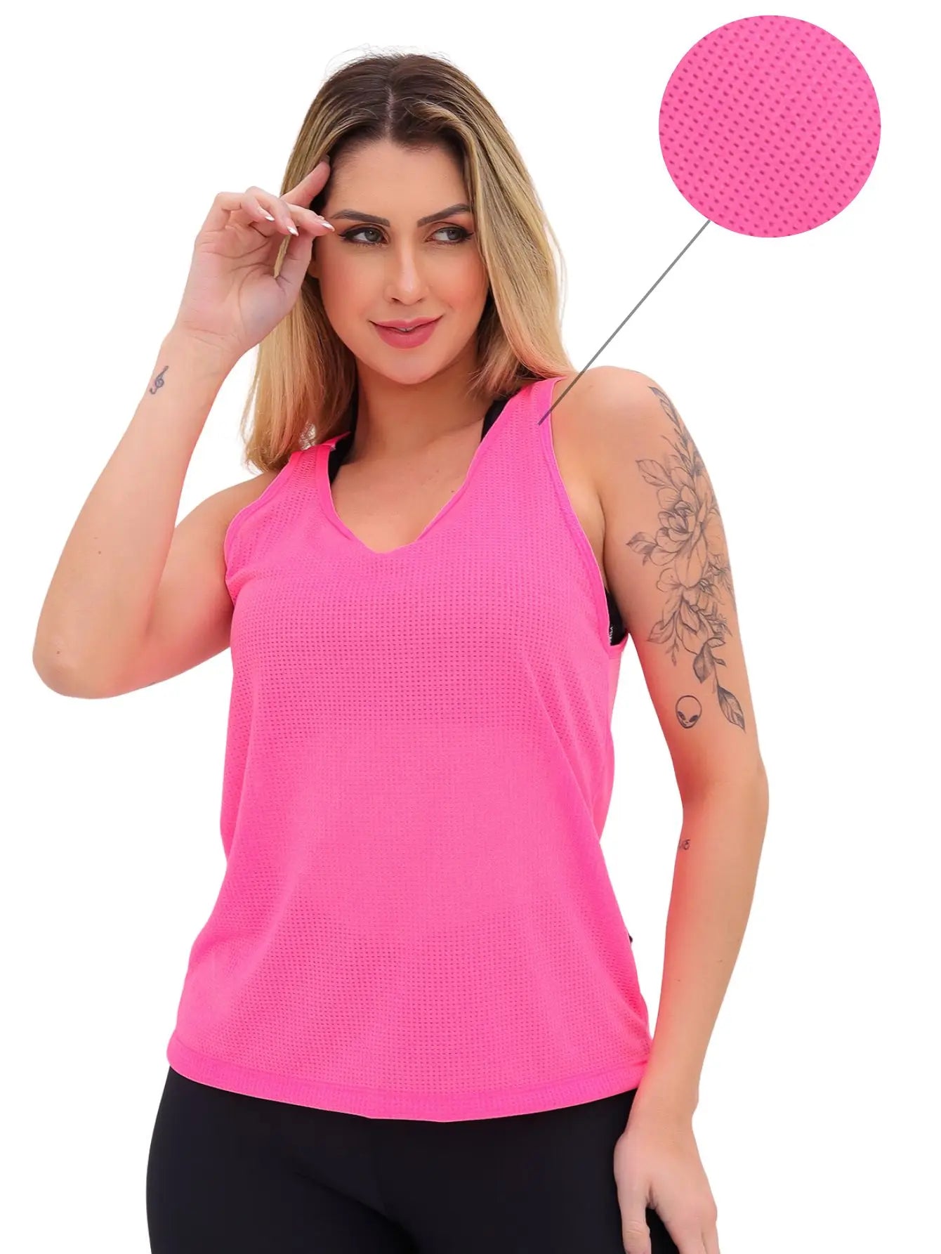 Regata Feminina Fitness Dry Fit - Moda Slim para Atividades Físicas