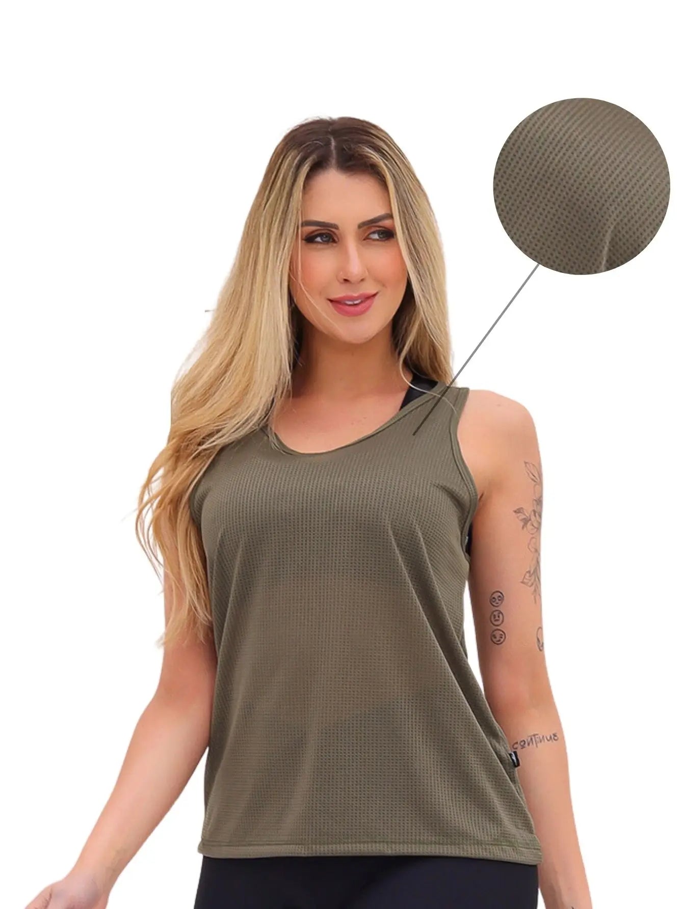 Regata Feminina Fitness Dry Fit - Moda Slim para Atividades Físicas