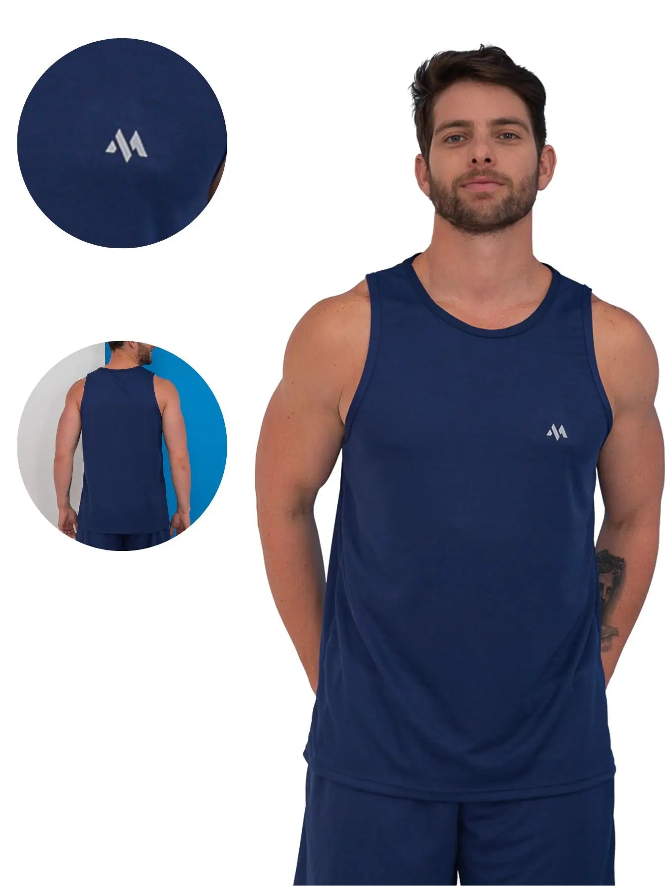Regata Masculina Slim Fit - Camiseta Dry Fit de Moda Masculina