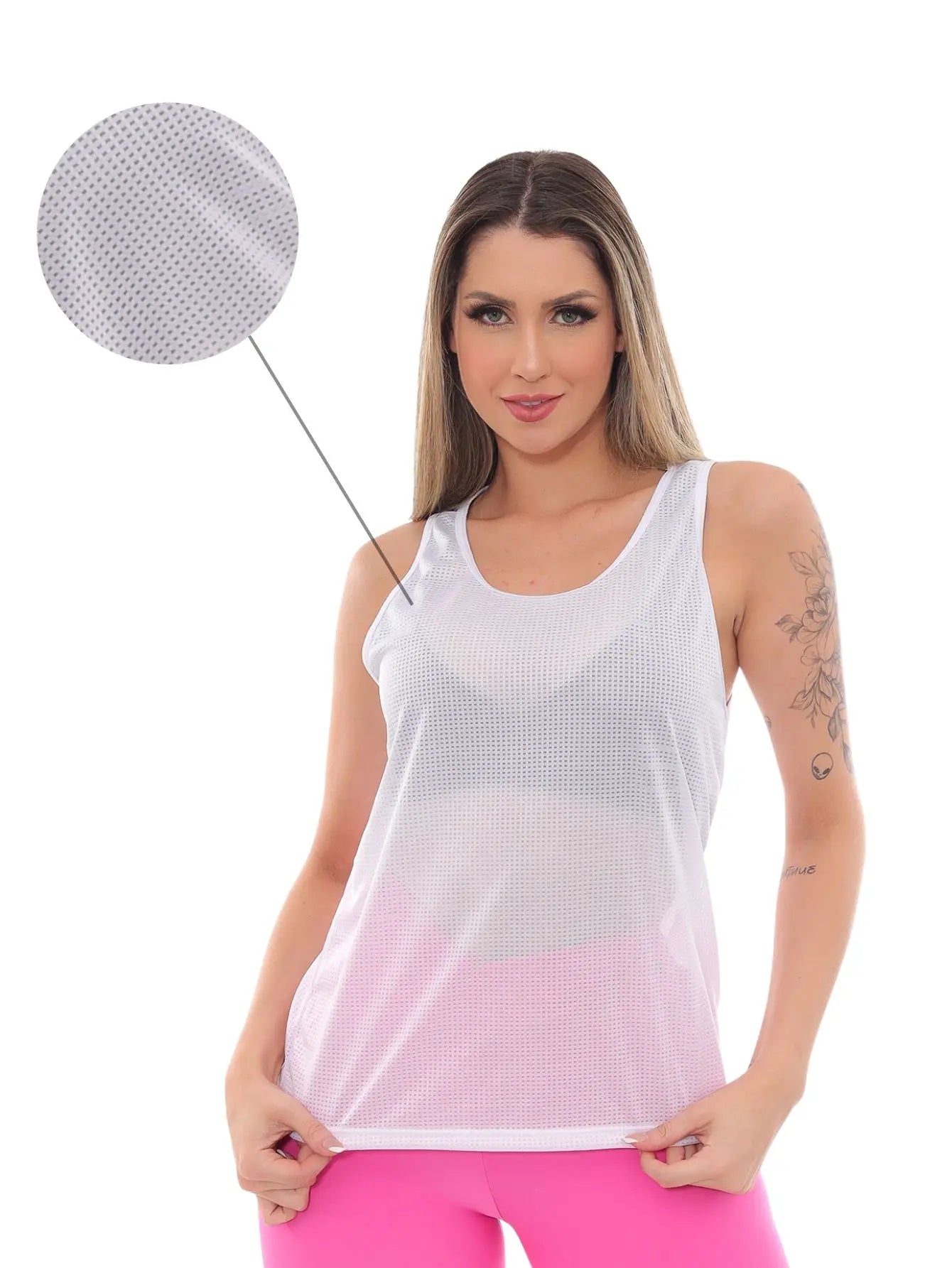 Regata Feminina Fitness Dry Fit - Moda Slim para Atividades Físicas