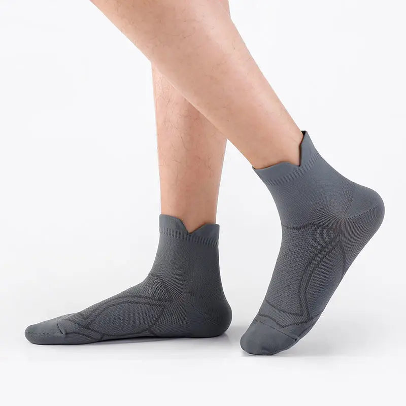 SocksFit - Meias Esportivas Anti-Suor e Antiderrapantes para Corrida, Yoga e Basquete - Unissex