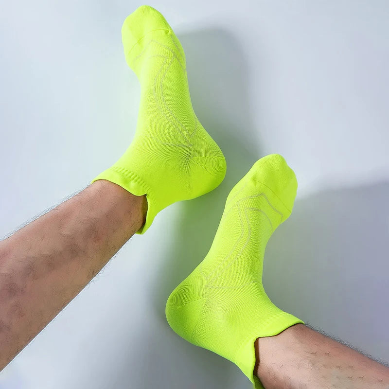 SocksFit - Meias Esportivas Anti-Suor e Antiderrapantes para Corrida, Yoga e Basquete - Unissex