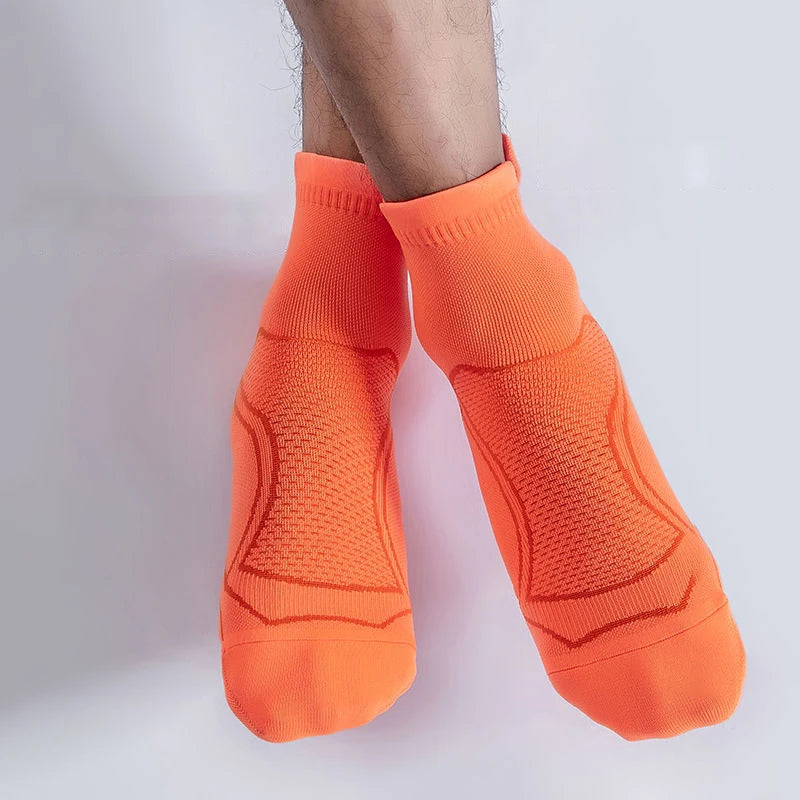 SocksFit - Meias Esportivas Anti-Suor e Antiderrapantes para Corrida, Yoga e Basquete - Unissex