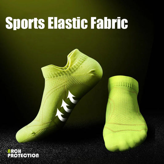 SocksFit - Meias Esportivas Anti-Suor e Antiderrapantes para Corrida, Yoga e Basquete - Unissex