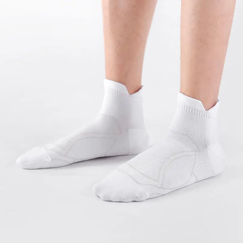 SocksFit - Meias Esportivas Anti-Suor e Antiderrapantes para Corrida, Yoga e Basquete - Unissex