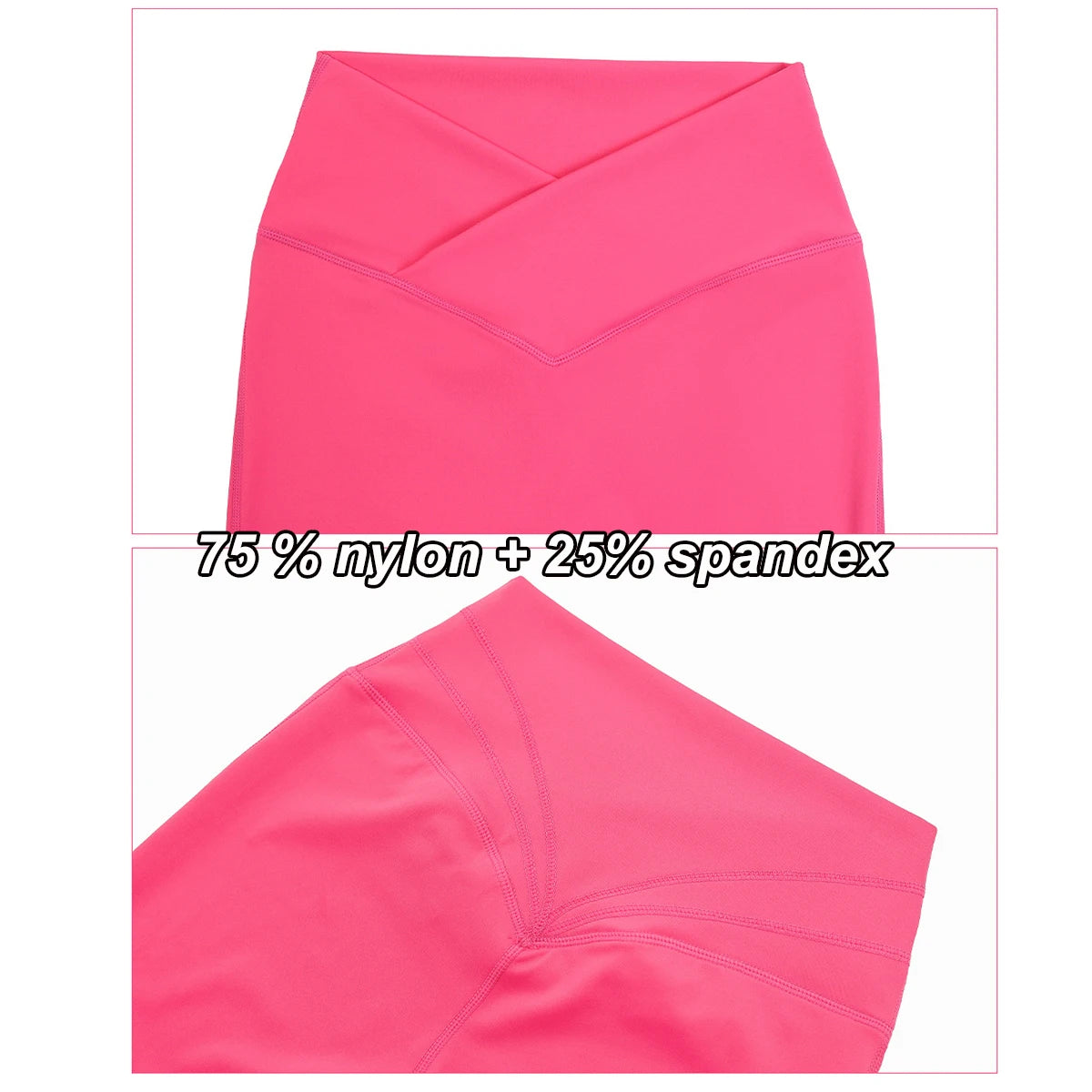 Legging Feminina Seamless - Cintura Alta V Cross, Levanta Bumbum, Secagem Rápida, Fitness, Yoga e Corrida