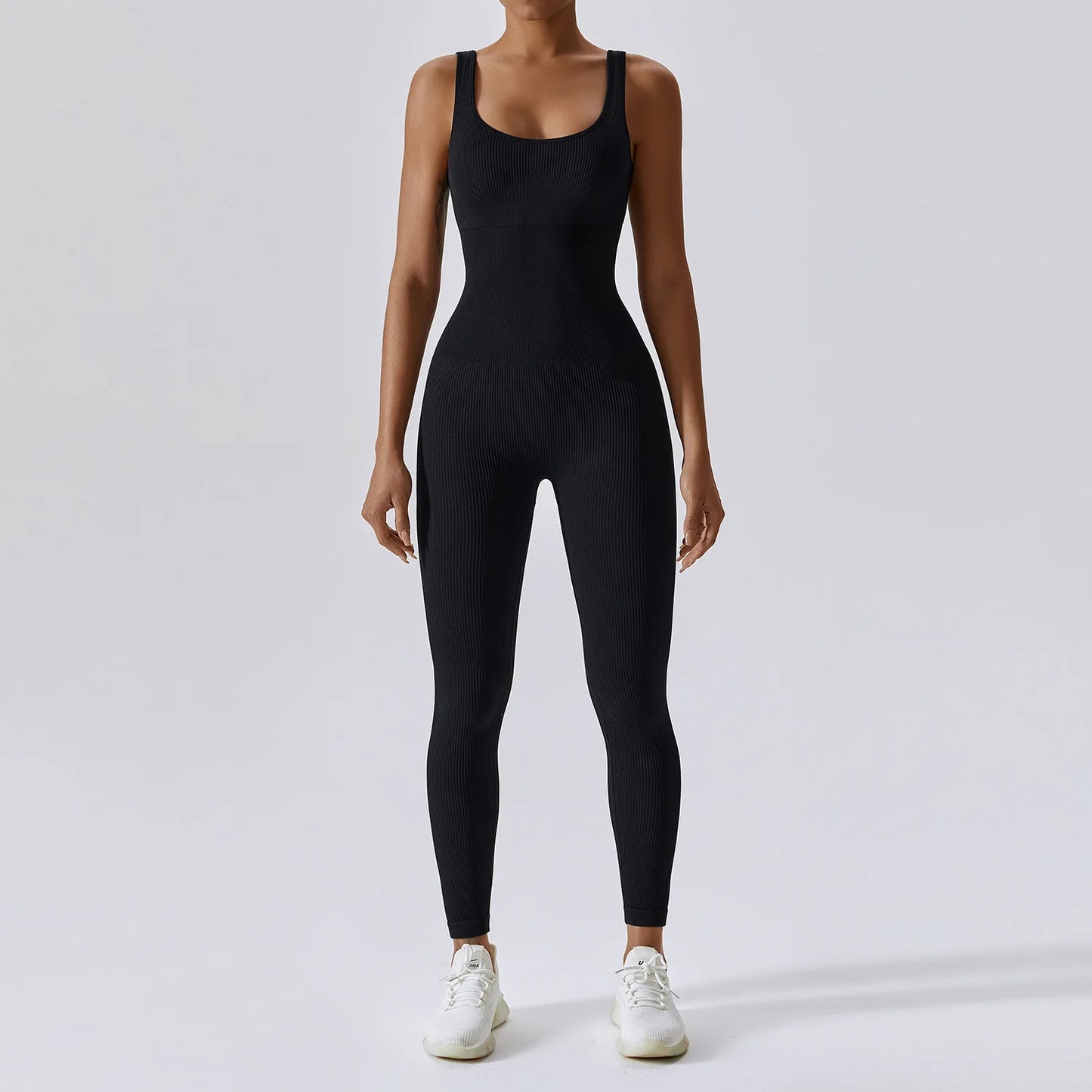Macacão Fitness Seamless de Primavera - Yoga, Dança, Compressão Abdominal, Treino e Esportes