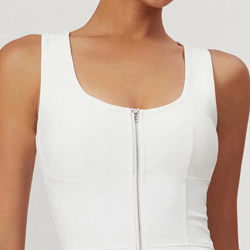 Conjunto Esportivo Feminino – Conjunto de Yoga, Saia Shorts, Traje Esportivo para Academia, Fitness, Tênis e Golfe, 2 Peças