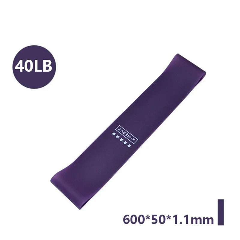 Faixas de Resistência Portáteis para Fitness - Bandas Elásticas de Borracha para Yoga, Pilates, Crossfit e Treinamento de Força (Mulheres)
