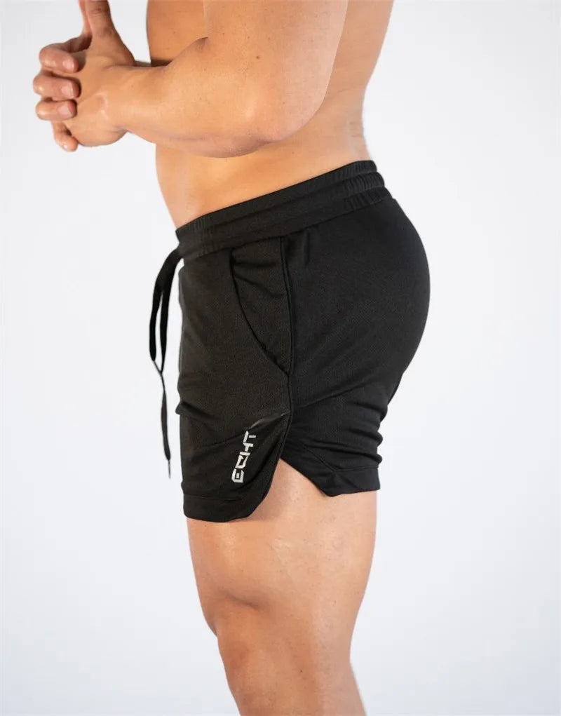 Shorts Masculino GITF - Treino, Esportes, Casual, Fitness, Corrida, Compressão, Secagem Rápida