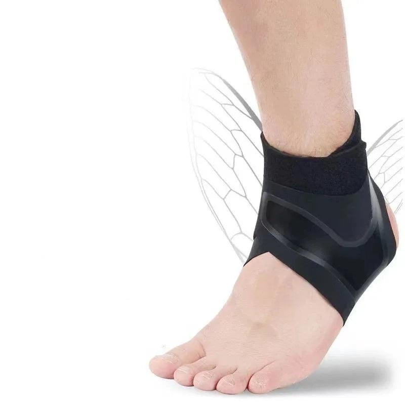 Tornozeleira Ajustável de Compressão - Suporte Respirável para Entorses, Lesões Esportivas, Fitness e Corrida