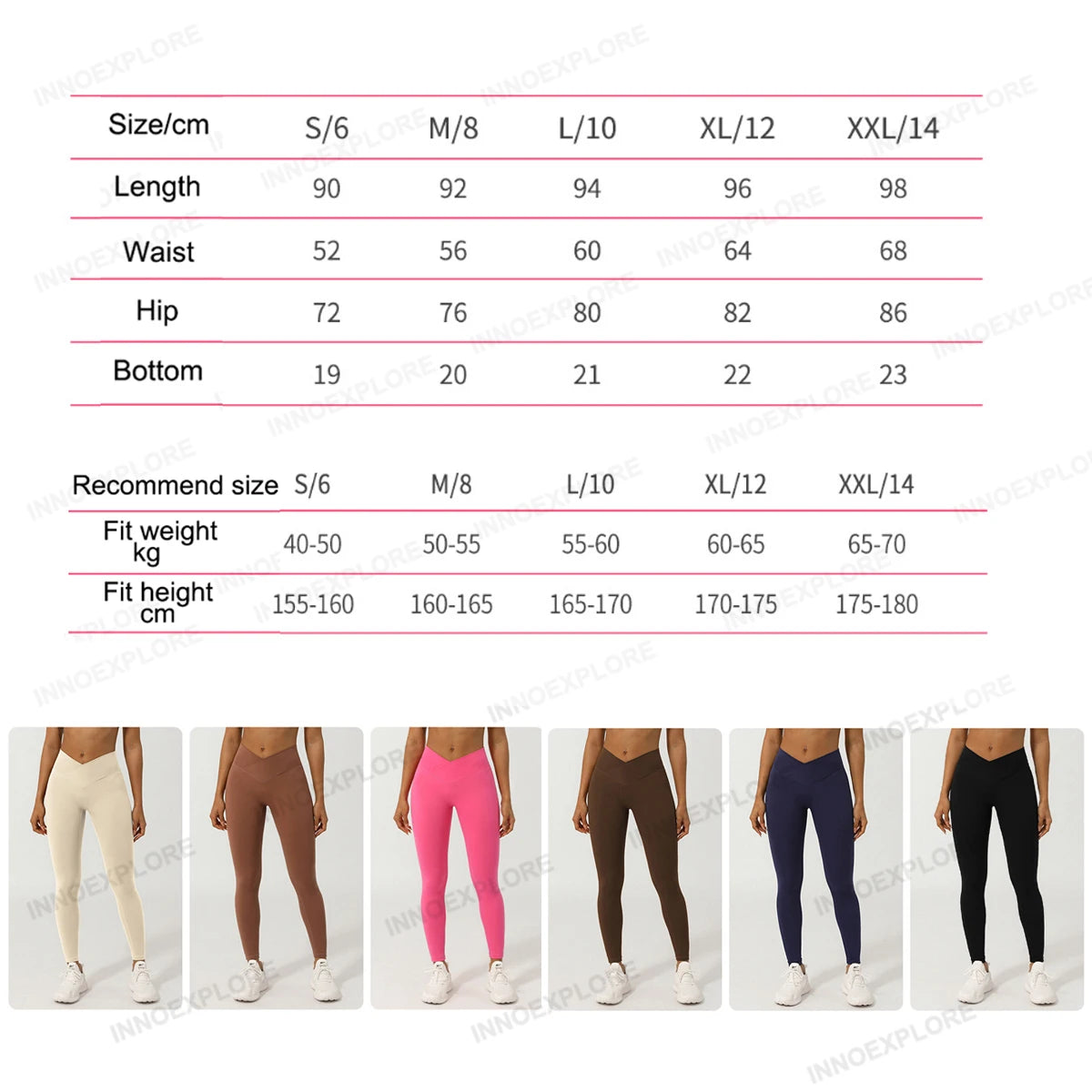 Legging Feminina Seamless - Cintura Alta V Cross, Levanta Bumbum, Secagem Rápida, Fitness, Yoga e Corrida