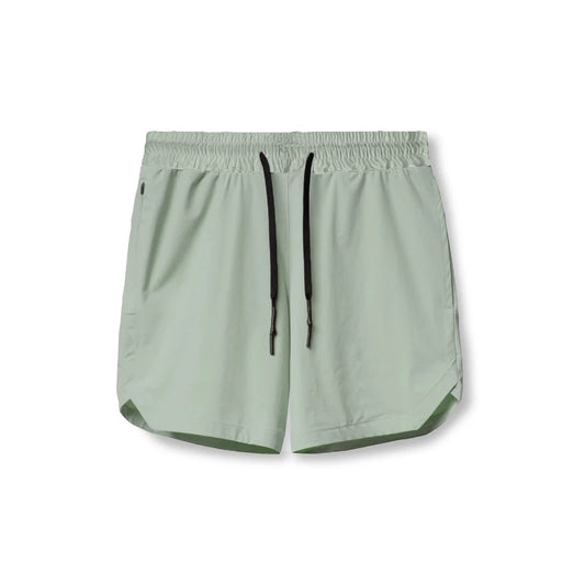 Bermuda Masculina 2025 - Woven de Secagem Rápida, Cor Sólida, Casual e Confortável para Corrida e Fitness